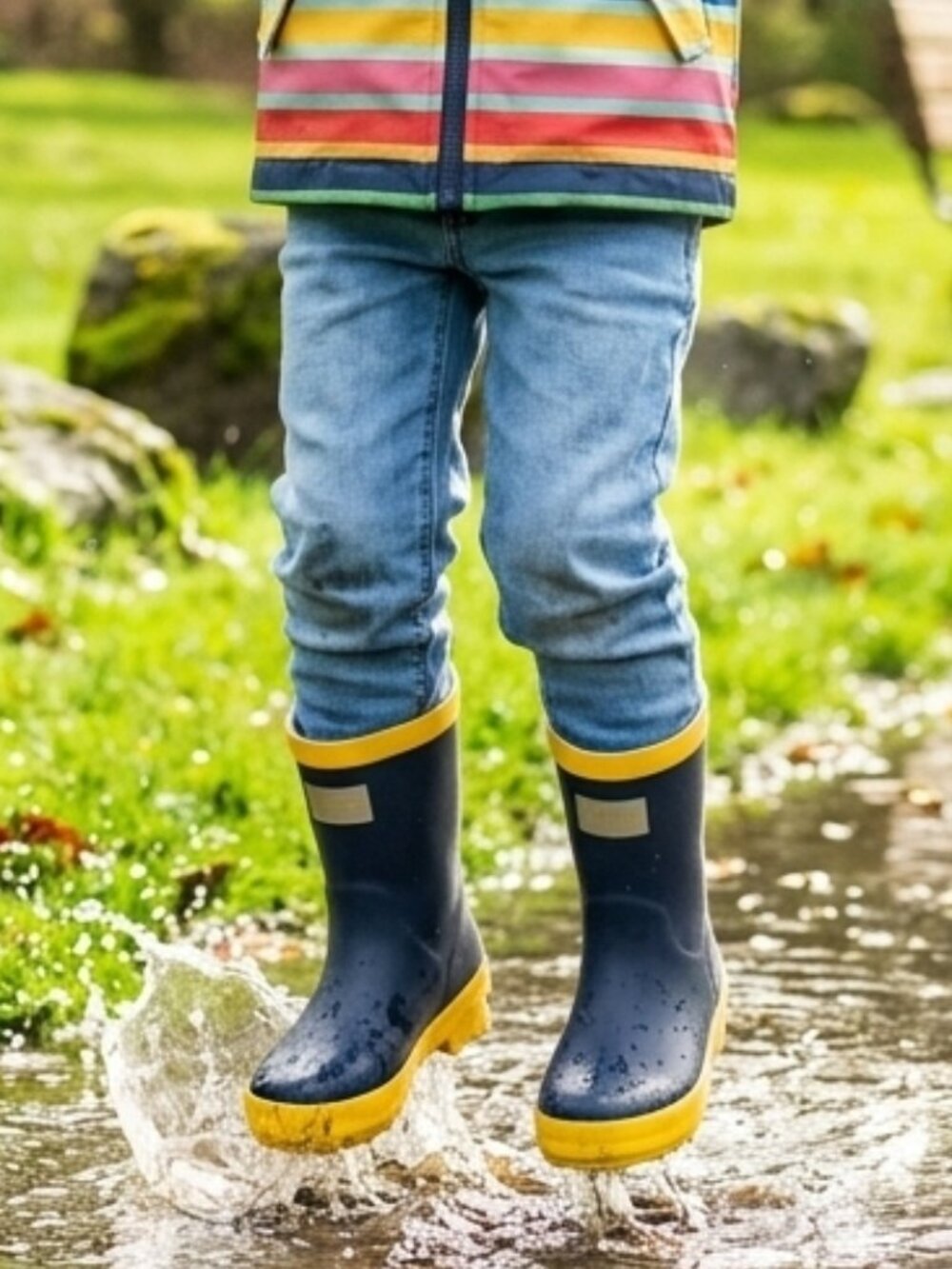 Hatley Kids‎ Classic Matte Rain Boots Waterproof Rubber Rain Boots Size 1